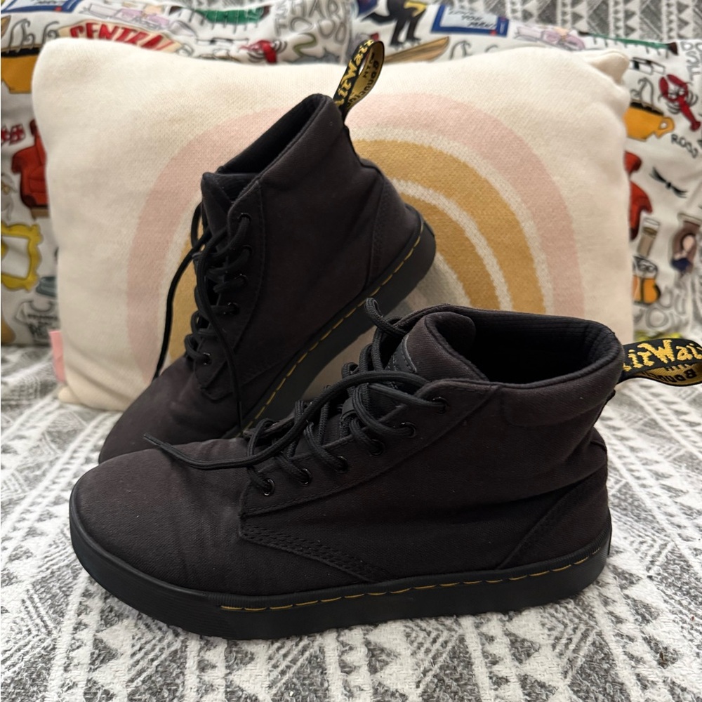 Dr. Martens Cairo Chukka Black Canvas Sneakers View 2